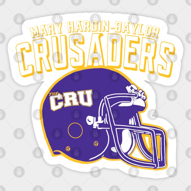 Mary Hardin Baylor Crusaders Sticker by FLMan